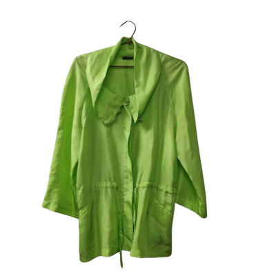 Carla Zampatti Women's Size M Short Sleeve Shirt in Green 