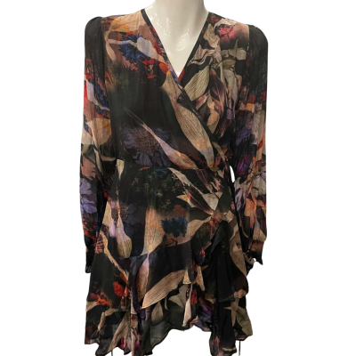 AllSaints Kids  Size 10-11 Dress Black  / Floral 