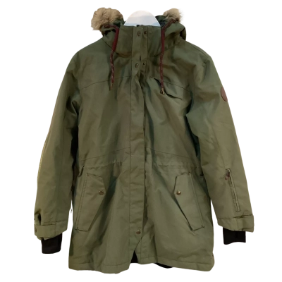 Crane Womens Size M Winter Jacket Green 