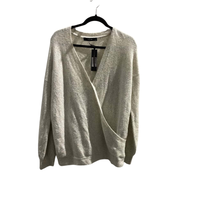 BNWT Decjuba Womens Cross Over Size M Light Grey Pullover RRP $109.95