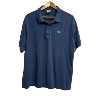 Lacoste Mens Size 7 Blue Polo Shirt  