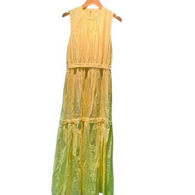 Girl and the sun Womens  Size S Maxi Dress Yellow 