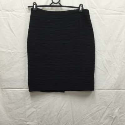 Andiamo Womens Size 10 Black Skirt