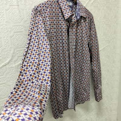 John Lennon Size M Business Shirt Multicoloured VGUC