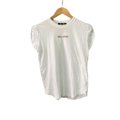 C&M Camilla and Marc Womens  Size 6 T-shirt White 