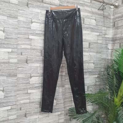 Meshki Womens  Size S High Waisted Pants Black  