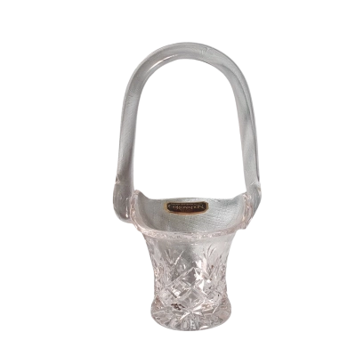 Vintage Coronation Crystal Decorative Basket
