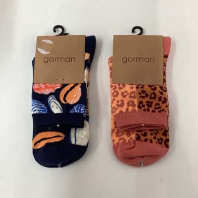  Gorman Unisex  Size One Size Animal print / Blue / Orange / Pattern 