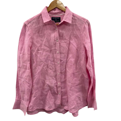 R B Sellars Women’s Size 14 Long Sleeve Shirt Pink  