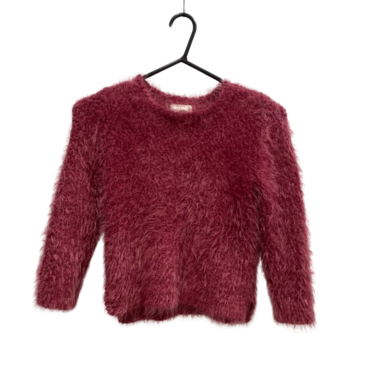 Pumpkin Patch Pink Fluffy Jumper Size 78 (s)