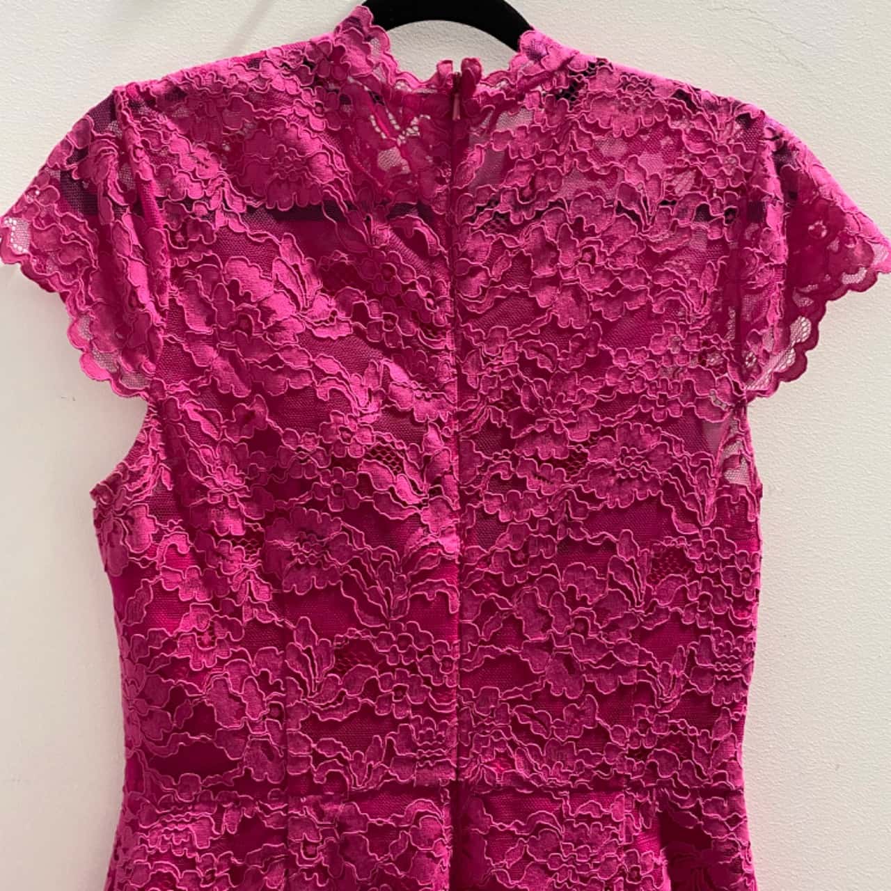 Forever New Womens Size 10 Hot Pink Lace Formal Dress(s)
