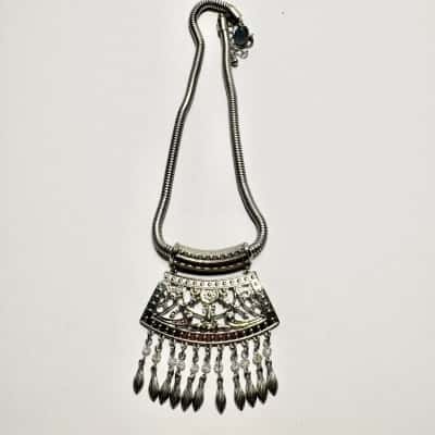 Lovisa Silver Snake Chain Boho Necklace 