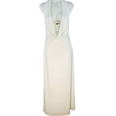 Glassons - Milk White Halter Dress (Size M)