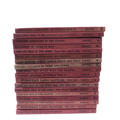 18x The Military History of WW2 (World War 2) Books Bundle 