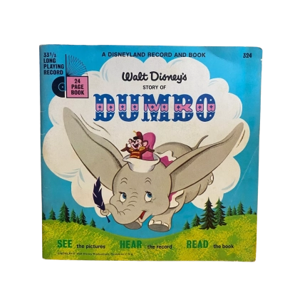 Walt Disney’s story of Dumbo book and record 