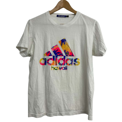 Adidas Mens Size M White T-shirt  