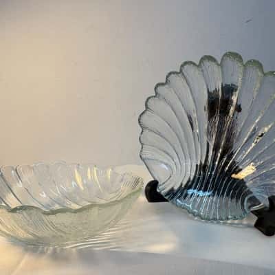 Sea Shell Serving Bowls x2