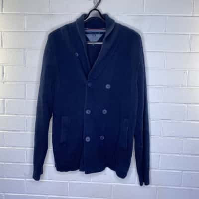 Tommy Hilfiger Mens  Size L Fleece Navy Blue 