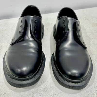 Dr Martens 1461 Mono Black Shoes Size 37