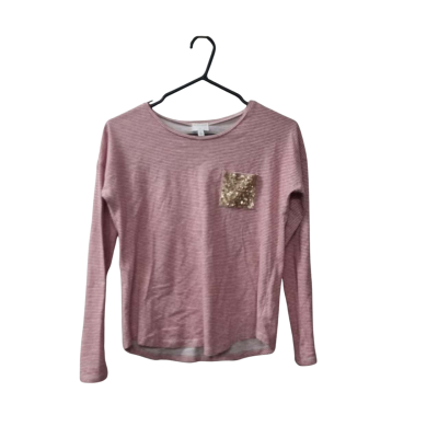 Witchery Girl Size 14 Tops & T-shirts Gold / Off White / Pink  / Striped 