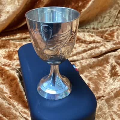 Silver Plated Egg Cup / Liqueur Goblet.