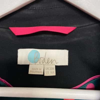 Boden Womens  Size 16 Blazer Black  