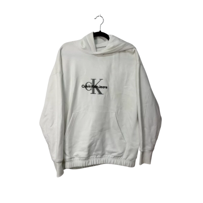 Calvin Klein Mens  Size XS Hoodie White 