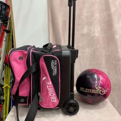 Ebonite Transport Bowling Ball Case with Slingshot Bowing Ball