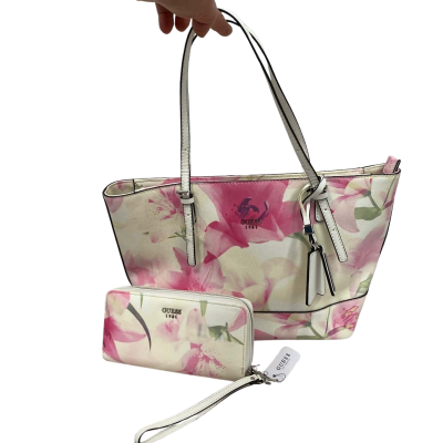 Womens floral bag and purse set