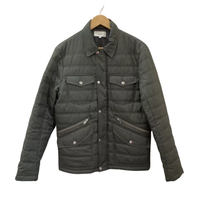 Reiss Mens  Size M Quilted Jacket Grey 