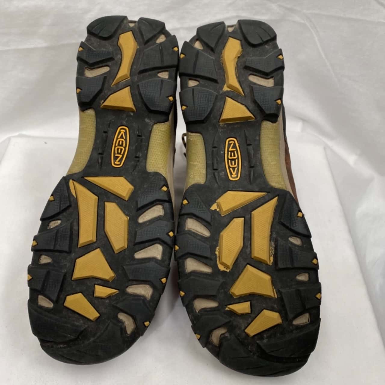 Mens KEEN Brand Us Size 14 / AUS 13 Chocolate Brown Leather Waterproof Lace Up Hiking Boots