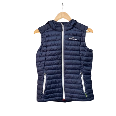 Kathmandu Womens  Size 8 Puffer Vest Navy Blue 