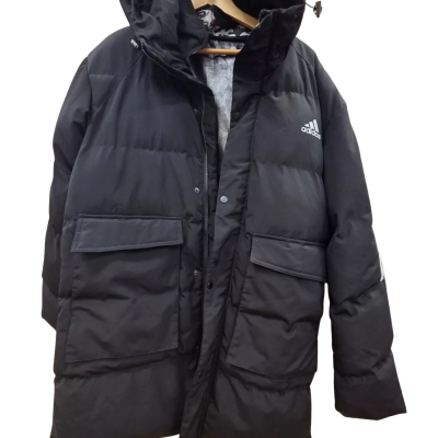 Adidas Womens  Size M Puffer Jacket Black  