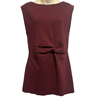 Sheike Size 16 Maroon Sleeveless Top  