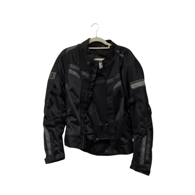 Dri Rider Mens Motorcycle Jacket Size L Black  