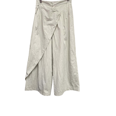 Bethel Womens  Size M Wide Leg Pants Off White 