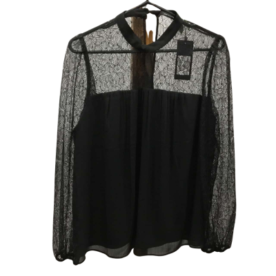B N Portmans Black Shirt Size 14