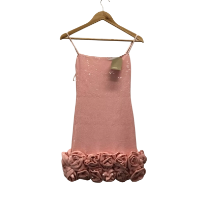 Meshki Womens  Size XS Faye Sequin Flower Mini Dress Pink  BNWT