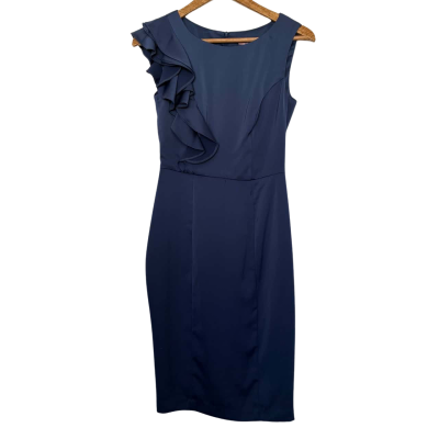 Review Size 6 Blue Dress