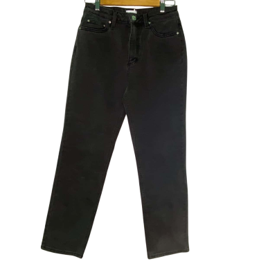 Jag Womens  Size 28 Cropped Jeans / High-Waisted Jeans / Slim Fit Jeans / Straight Leg Jeans Black  