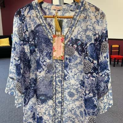 Millers Womens  Size 14 Sleeveless Top Floral kaftan