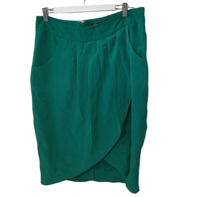 Peter mowissey   Size 14 A-Line Skirt Green 
