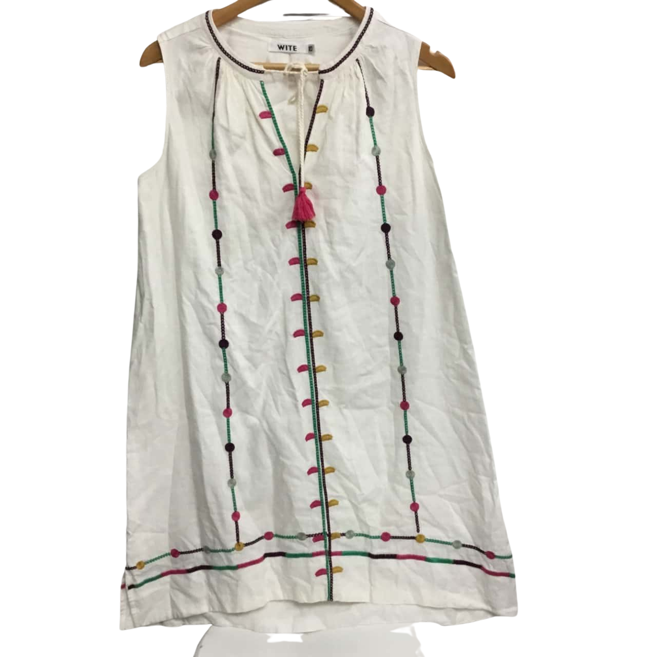 White  Women's Dress S705 main image 1