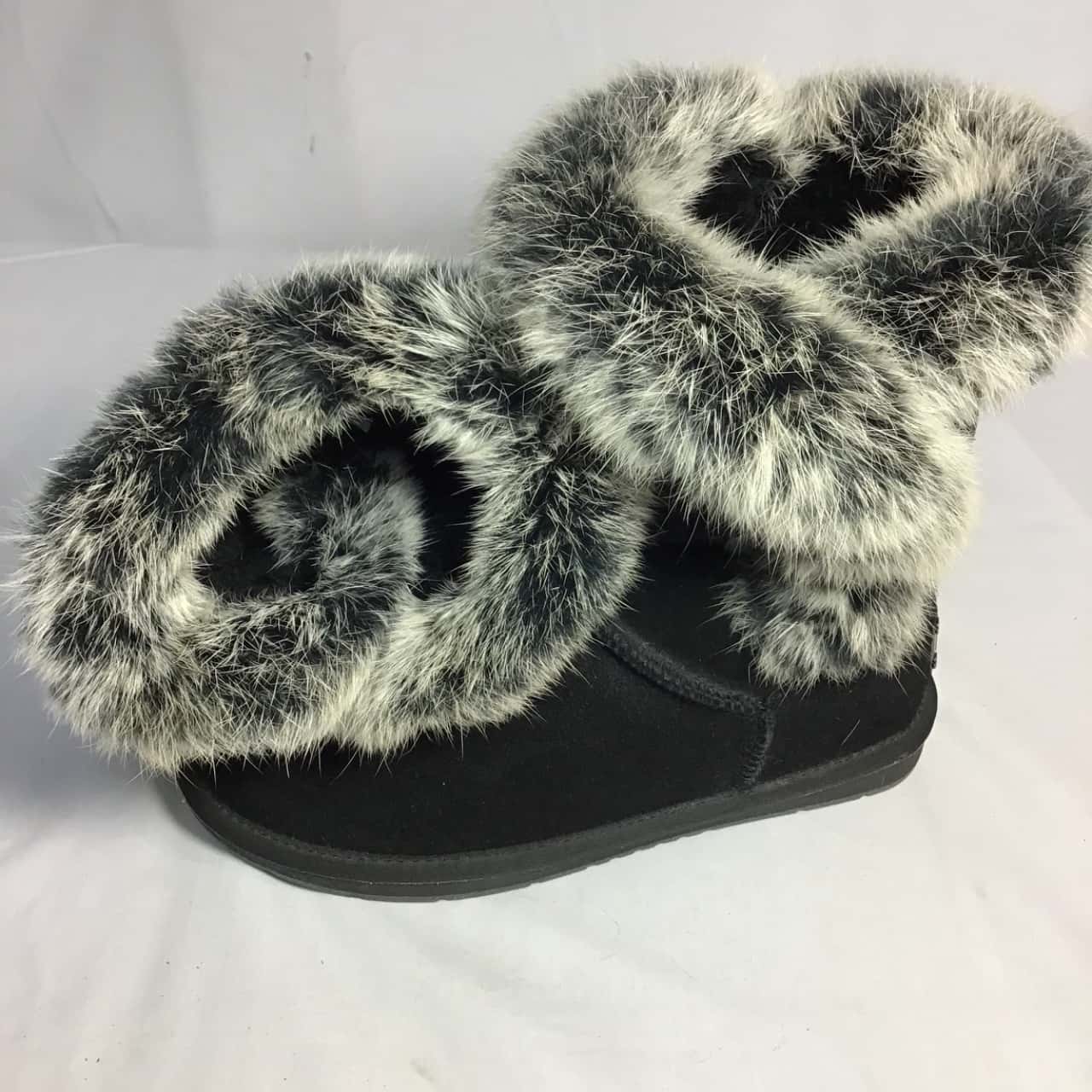 Australian UGG Womens Size 8 Black / Other Boots with Fur top(s)