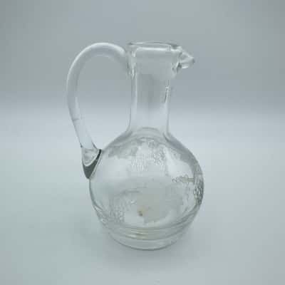 Czech Bohemia Grape Vine Oil/Vinegar Jug