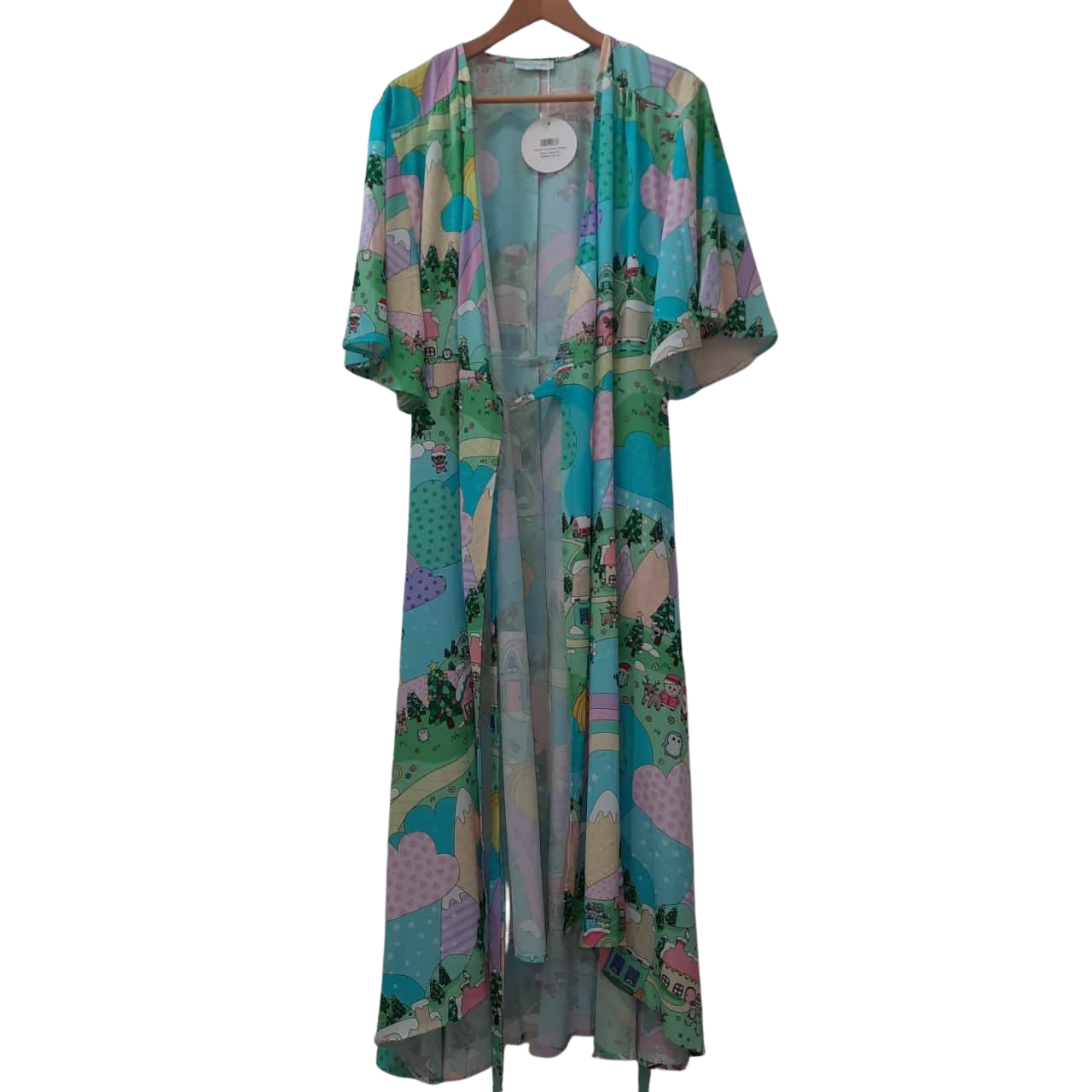 Little Party Dress size 16 Pastel Christmas Village Display Dress New