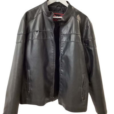 Street Legal Mens Size XXL Front Zipper Black Jacket
