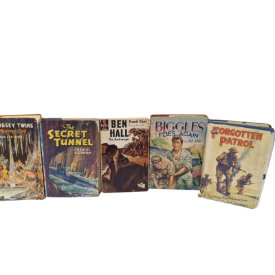 5x novels different authors 