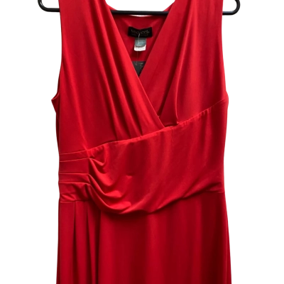  Womens  Size 12 Cocktail Dress / Free Size Dress / Sleeveless Dress  Red 