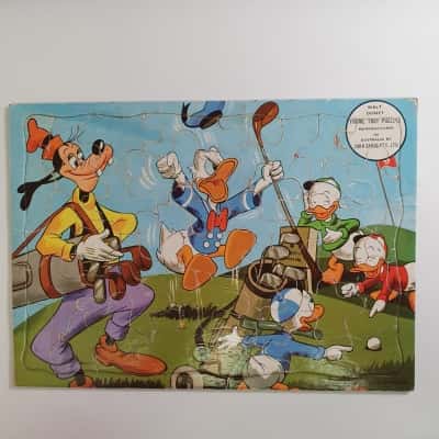 Vintage John Sands Walt Disney Donald Duck In-Tray Puzzle 